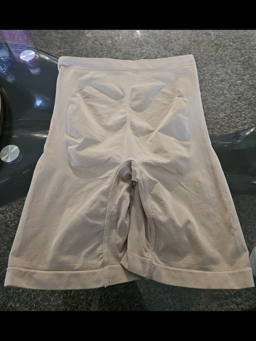 Under Where?Taupe High-Rise Bike Shorts - Picture 5 of 7